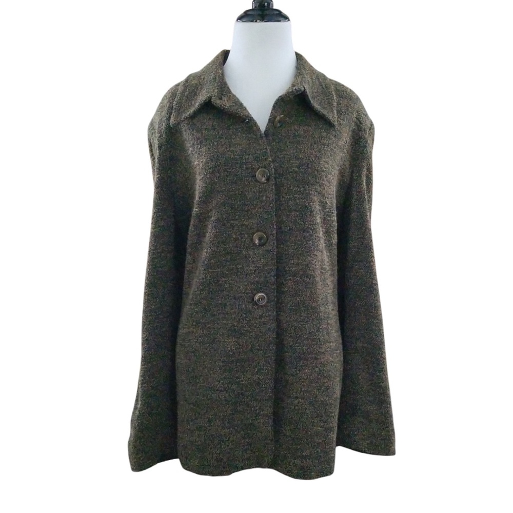 Louben Women's Brown Vintage Blazer Jacket Size‎ 16